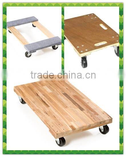 Wood dolly with hand grip/furniture dollies/All Purpose Wood Platform Moving Dollies