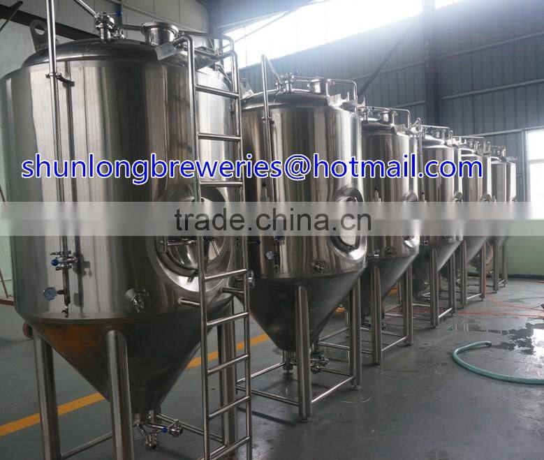 stainless steel beer making equipment with insulatio jacket tank
