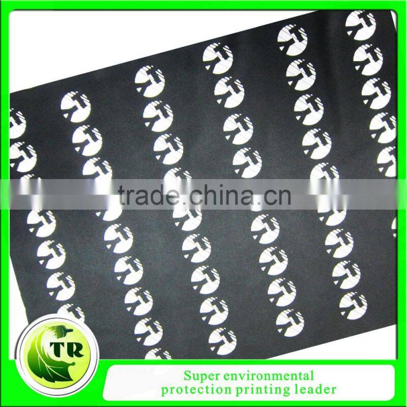 silicon reflective transfer printed logo label for uniform clothing