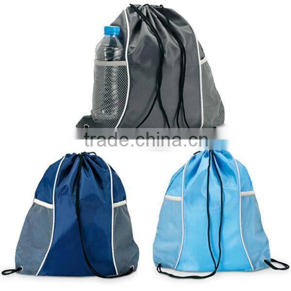 wholesale custom polyester fabric drawstring bag,basketball rope bag,drawstring backpack