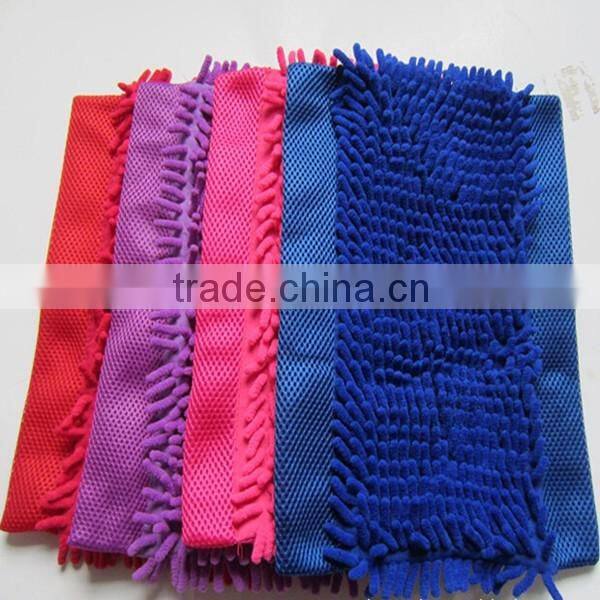 2016 high quality household magic High-grade replaceable chenille mop cloth,floor cleaning cloth,