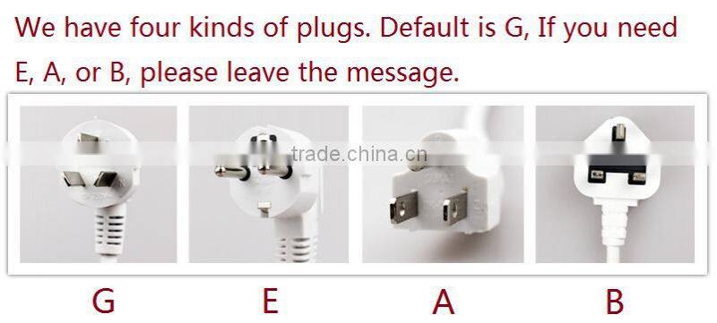 ME-S3 Three Layers Overload protection Power Extension Tower of Vertical Rotary Socket with One Meter power line and Four USB