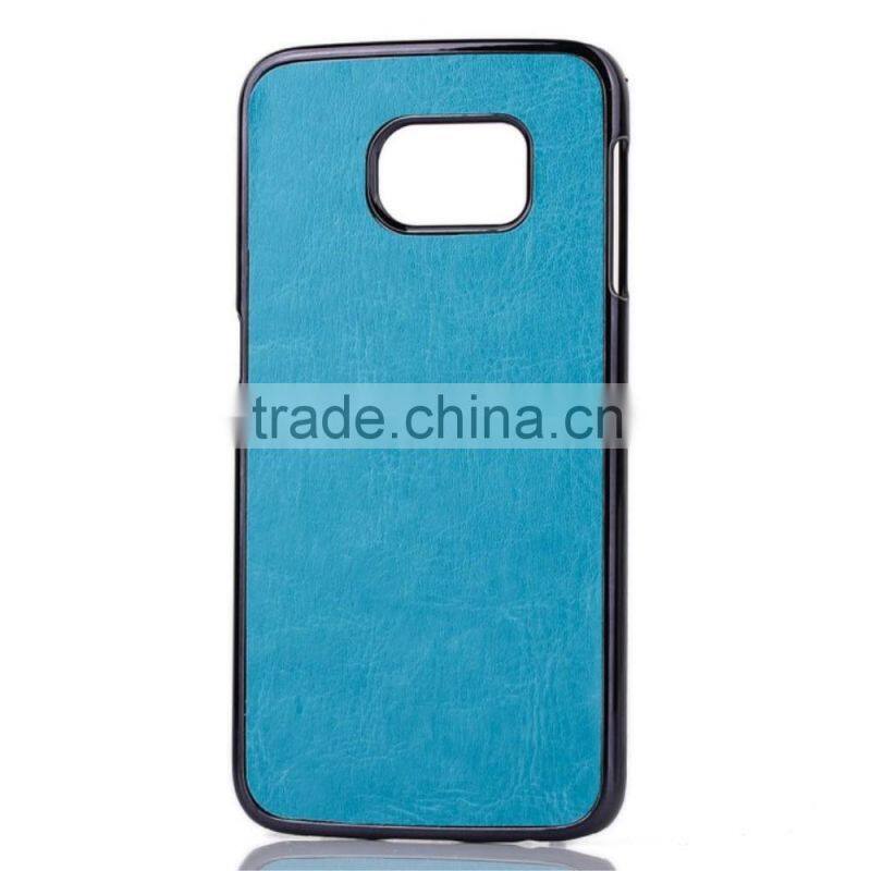Crazy Horse Leather Coated PC Case for Samsung Galaxy S6 Edge G925