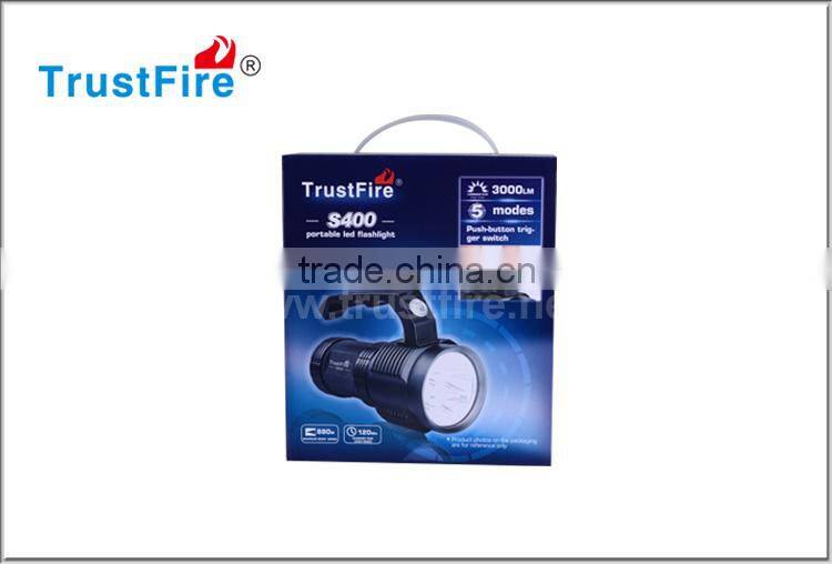 Cool design TrustFire S400 4 * CREE XM-L 2 3000 lumens aluminum high lumen maglite