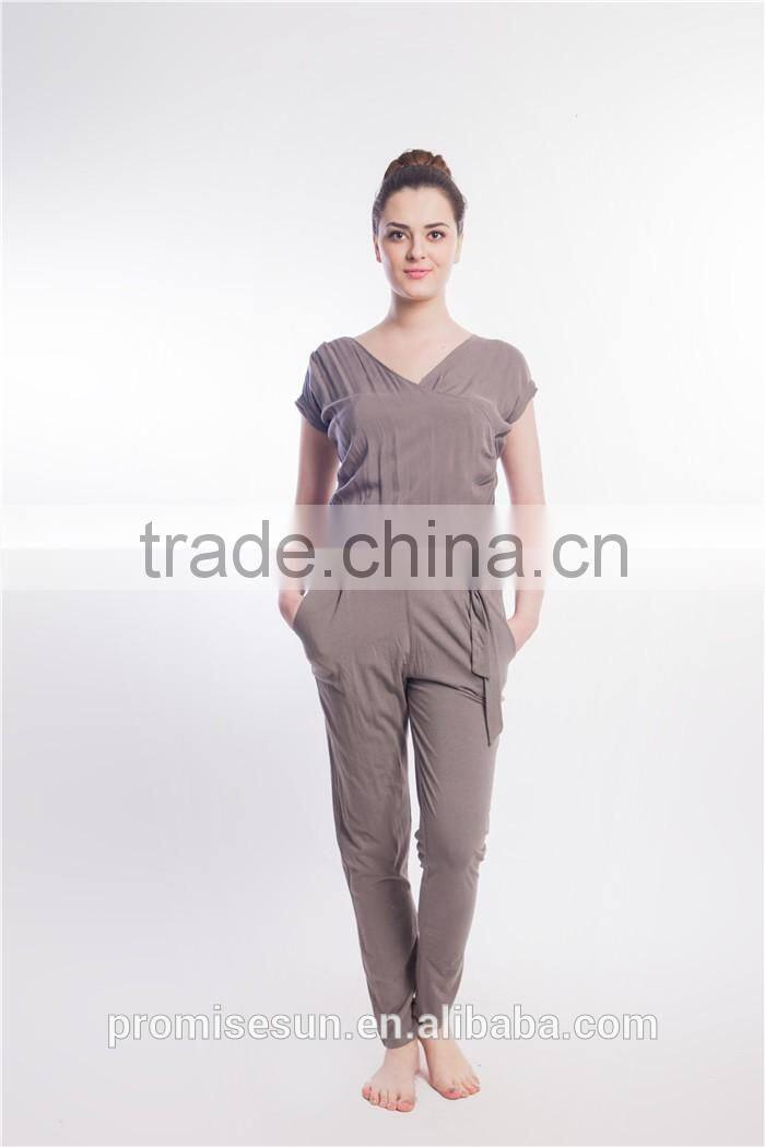 Deep V-neck sexy jumpsuit fashion new design