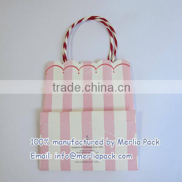 KRAFT PAPER PRINCESS BIRTHDAY GIFT BAGS MULTI PARTY PAPER PARTYWARE BAGS