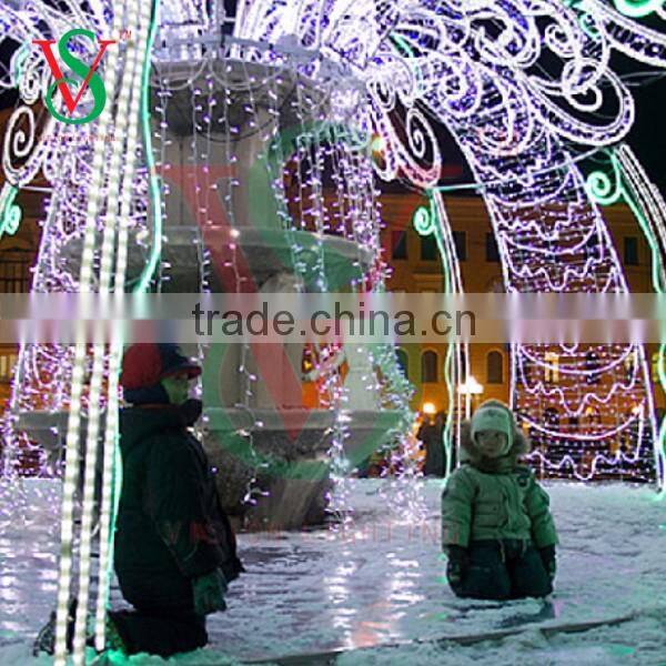 3D fourtains lights large giant garden light
