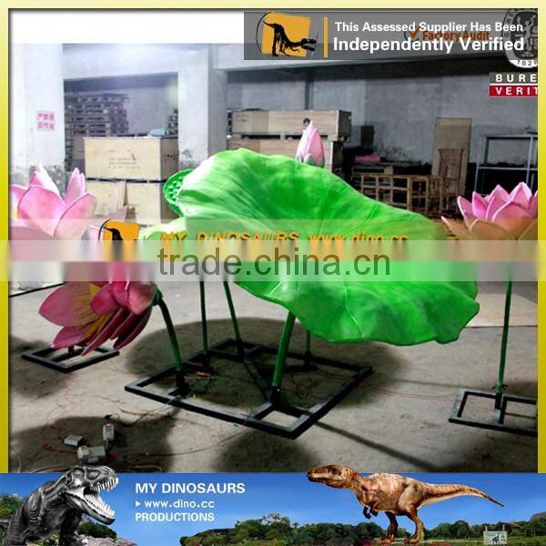 MY Dino-C099 Waterproof artificial flowers lotus flower sculpture