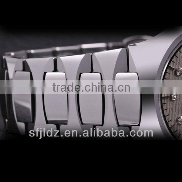 fashion watches simple and elegant Comfortable Tungsten steel watch with diamonds chinese wholesales watch Dual calendar