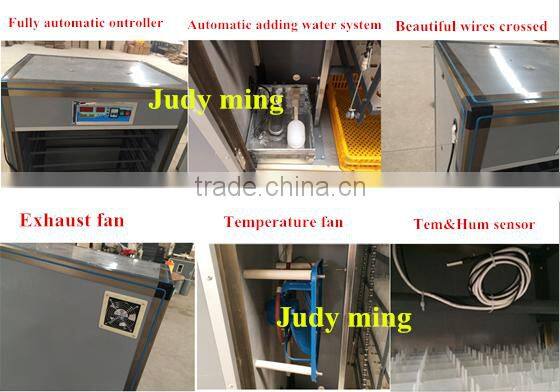 High quality incubator 264 chicken eggs,new material chicken egg incubator,CE approved egg incubator
