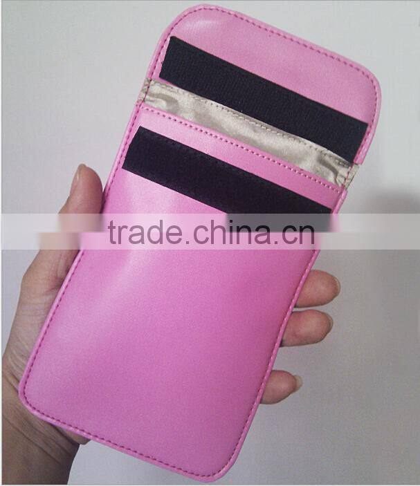 Custom leather RFID Shielding Cell Phone case