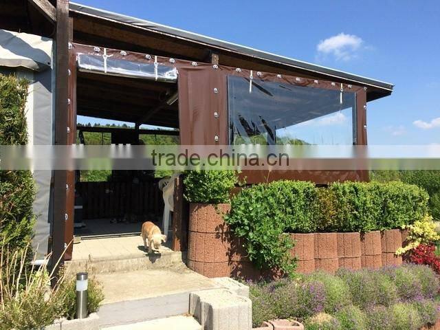 7.3x1.8m Clear PVC Tarpaulin Cover Market Stall Tarp,Glass Clear PVC Tarpaulin 350g 24ft*6ft