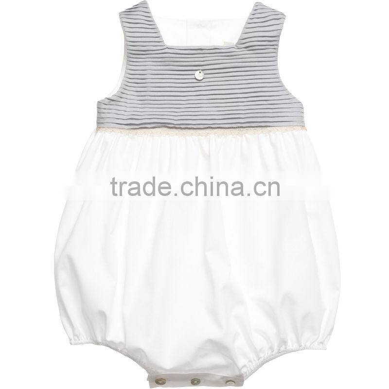 2014 fashion design girl sleeveless baby ruffle rompers wholesale baby clothes