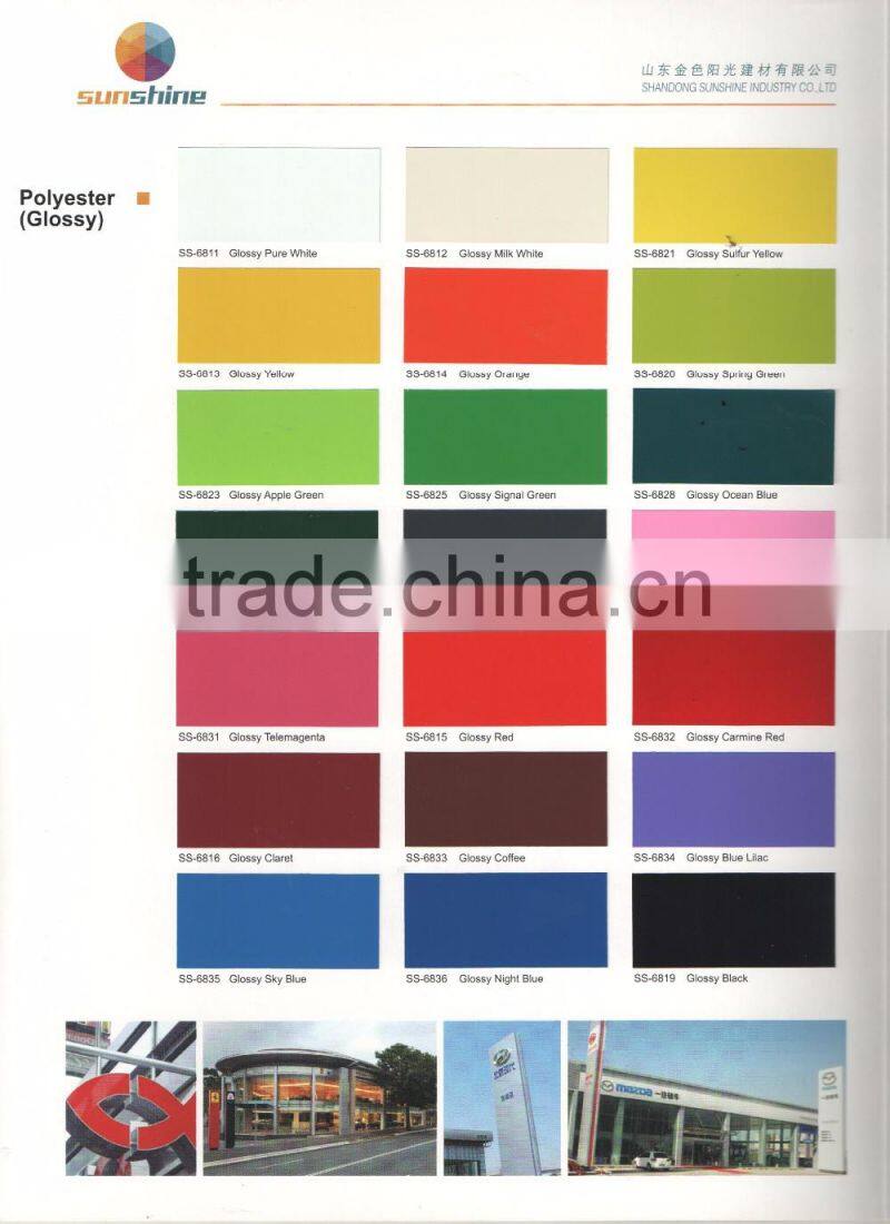 decorative material wall panel Aluminum composite panel with breakable pe core