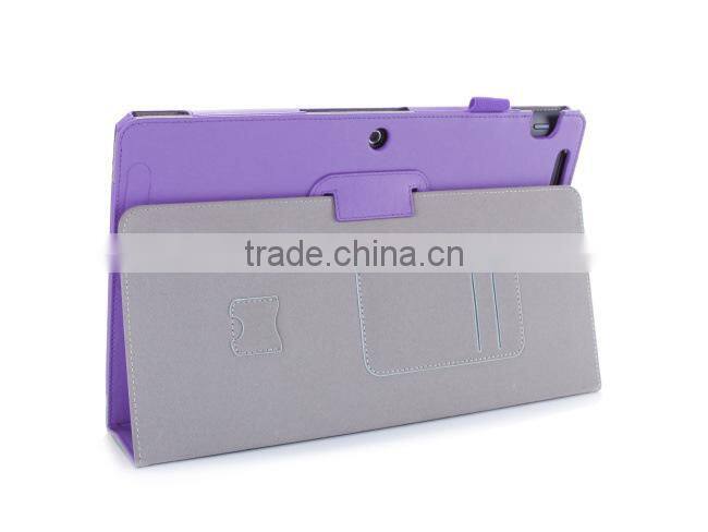 Folding 11.6 Inch Tablet Case Flip Stand PU Leather Tablet Cover