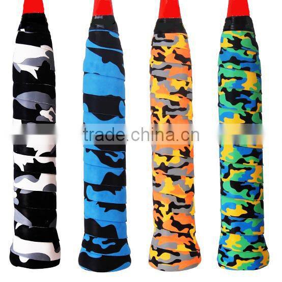 Custom Camouflage Overgrip for Badminton Tennis Squash Racket with Size 1100 x 25 x 0.8 mm