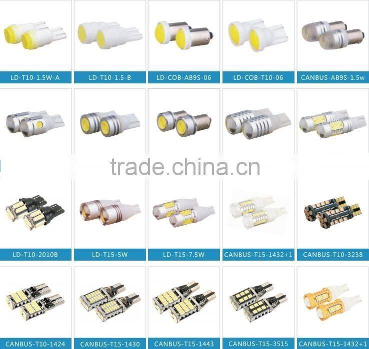 auto bulb manufacturing led lights car T10 led car bulb