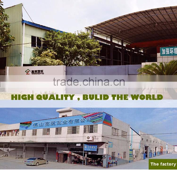 2016 new products long service life building materials cheap roof tiles prices PVC online shopping india