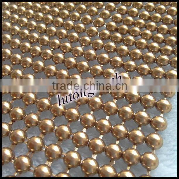 Anping 2014 new design fashion round metal sequin fabric