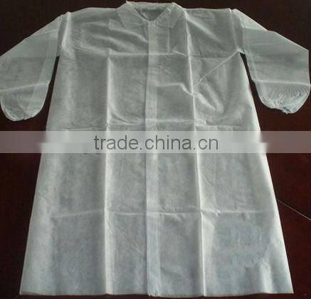 disposable blue surgical gown