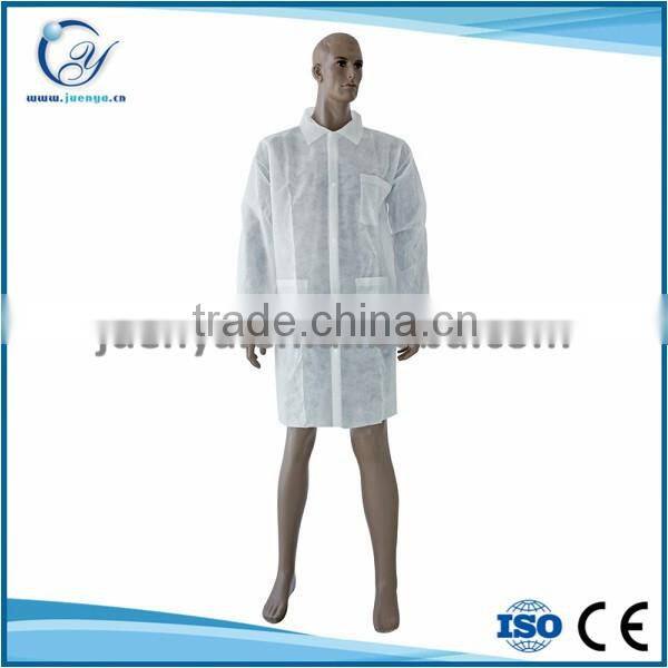 China hygienic cheap disposable lab coat from factory
