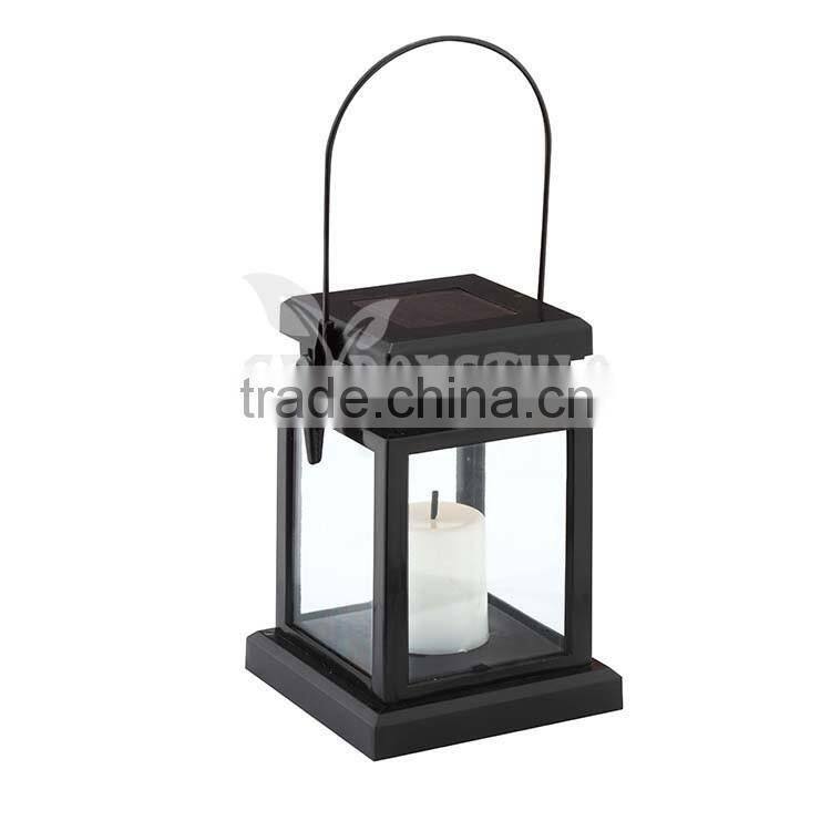New Design Plastic White Light Hand Led Solar Candle Lantern In Ningbo