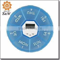 Portable travel pill box