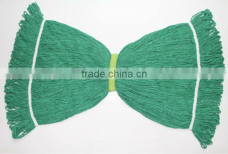Floor blue microfiber cotton mop head