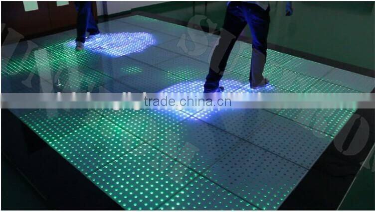 Colorful changing square led floor light floor lamp modern with fiber optic flloor lights can be design by customers