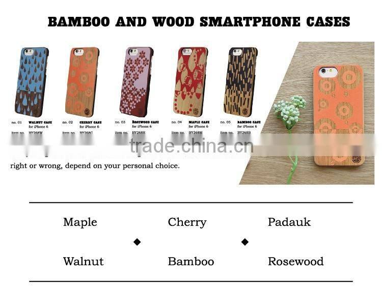 China Factory OEM Printing Custom Phone Case Slim Wood for iPhone 6 6s, Wholesale for iPhone Wood Case, for Wood iPhone 6 Case