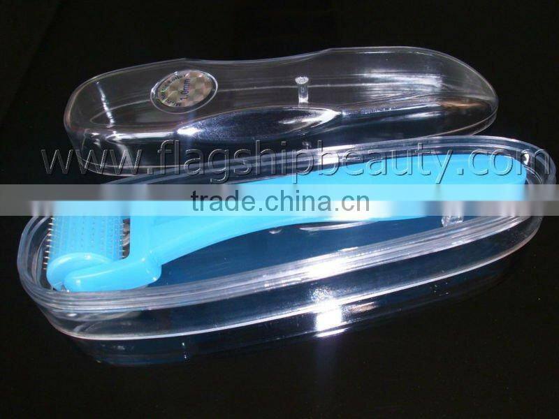 spa roller massage acne removal new 192 needles blue derma roller