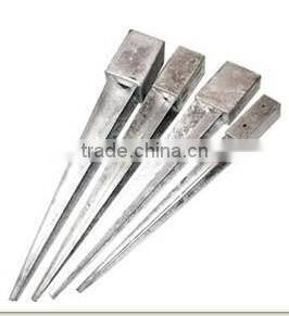Hot Dipped Galvanzied Steel Fence Post Holder 750 mm spike Support 750 mm Metal shake3"