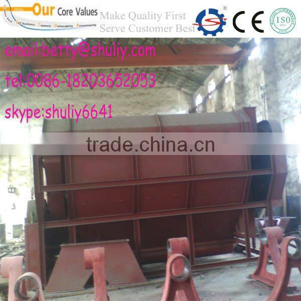 Rotary vibrator drum sieve screen