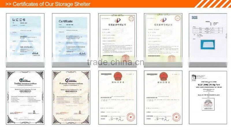 Waterproof Steel Frame Car Garage Shades