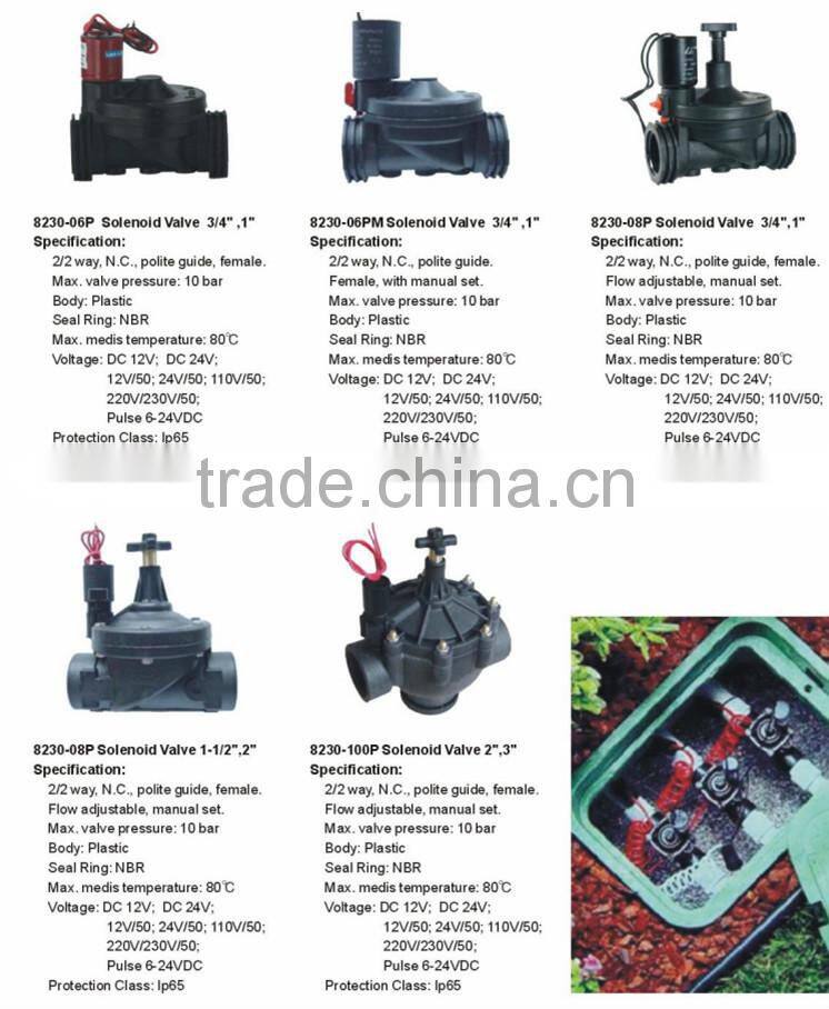 24 VDC Irrigation Electric Water Solenoid Valve