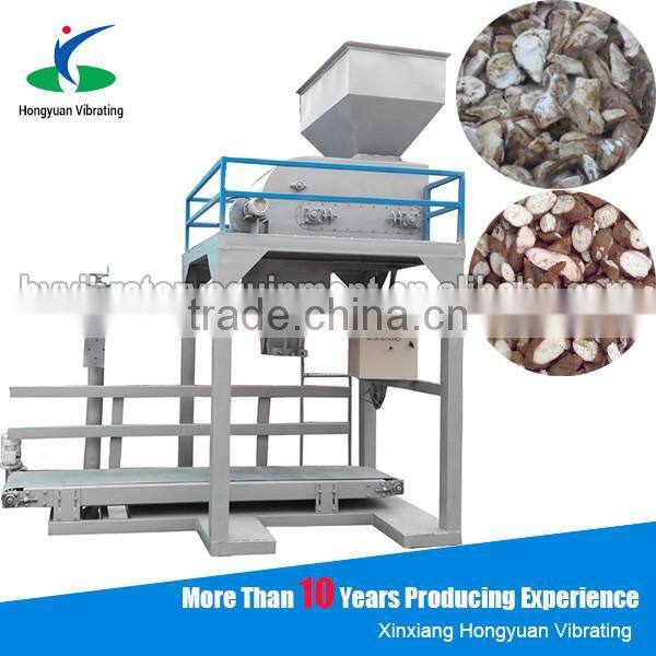 lump cassava blocks bagging machine, packaging machine