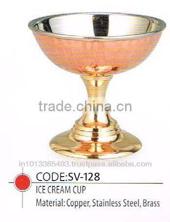Copper Ice Cream Cup