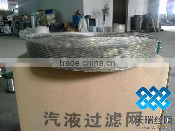 knitted high quality shade net/knitted wire mesh for exhaust systems