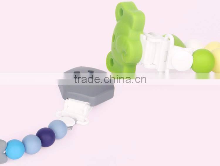 Make From Food Grade Silicone DIY Baby Pacifier Chain Baby Teething
