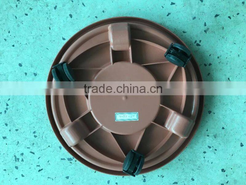 3size Outside Round Plastic Plant Pot Tray