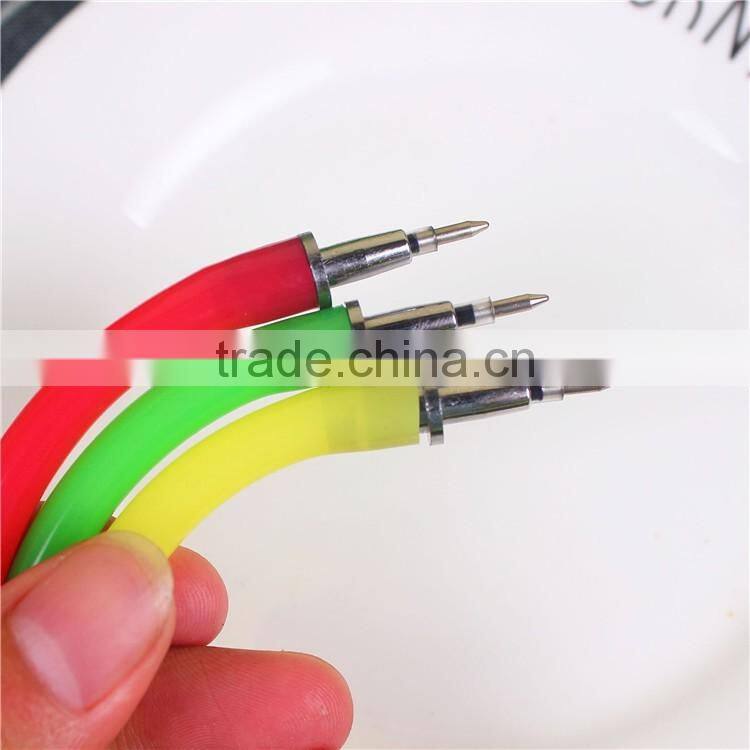 Novelty wristband pen flexible bracelet Pen with coloful bead