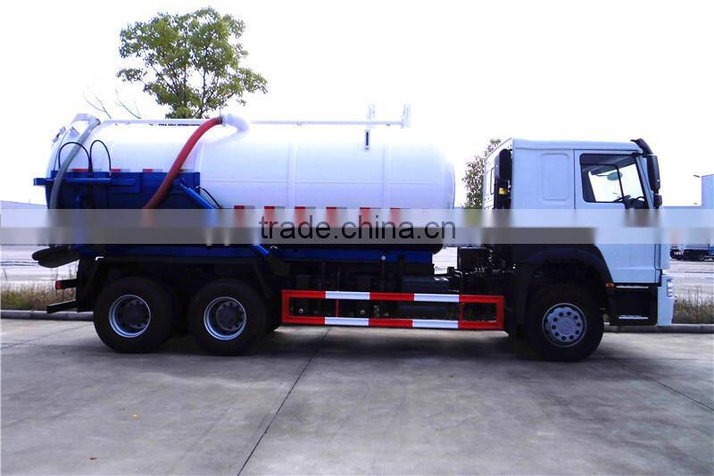 china manufacturer HOWO 20000l vacuum sewage sucker truck
