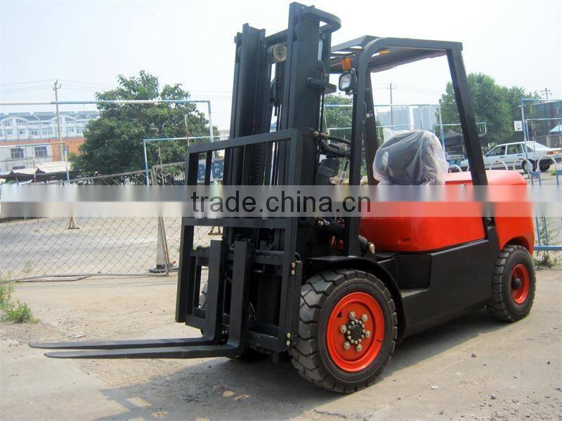 Jinan AOS international forklifts with capacity 4500kg with Nissan engine optional