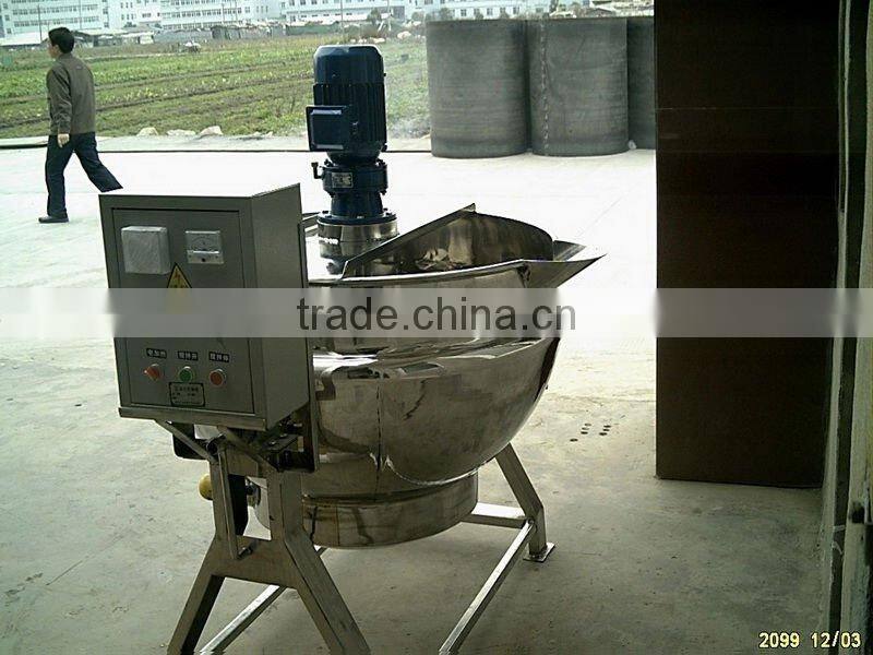 200L electric heating jacketed cooking kettle