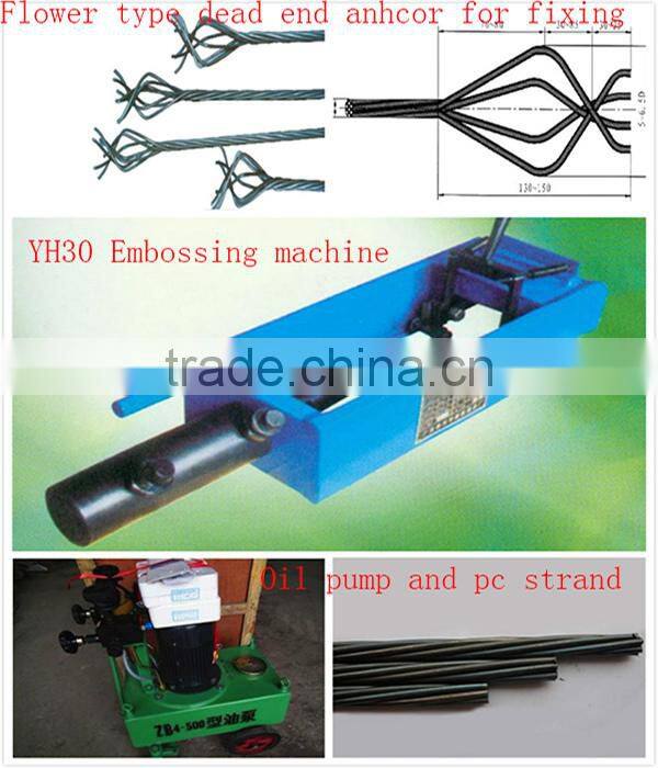 LEC Prestressed Concrete Anchor System PC Strand Bending Machine