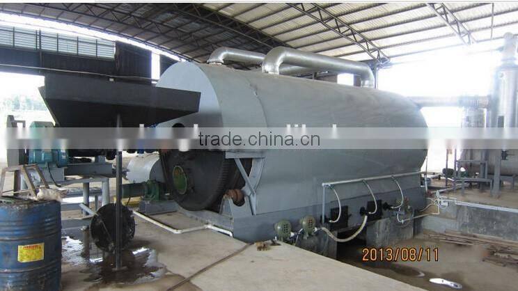 Auto-feeding Pyrolysis Line Refine Waste Tyre To Oil