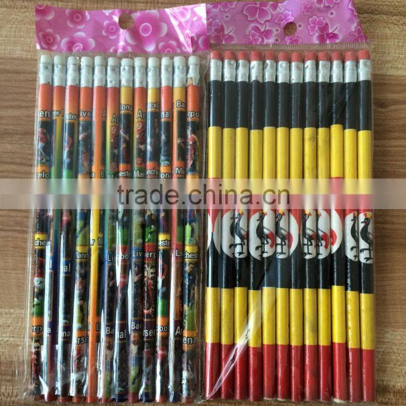 Stationary set pencils school wooden HB pencils
