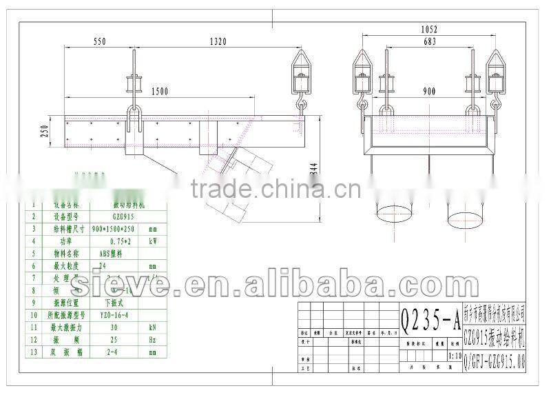 GAOFU Full-closed type vibration feeder machine