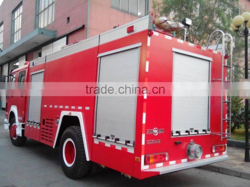 CNHTC HOWO 4X4 water tank howo fire truck China factory
