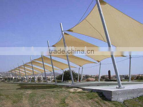 PE plastic anti-UV garden sun shade sail